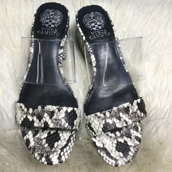 New VINCE CAMUTO Snakeskin Shoes Size 7M - Picture 1 of 8